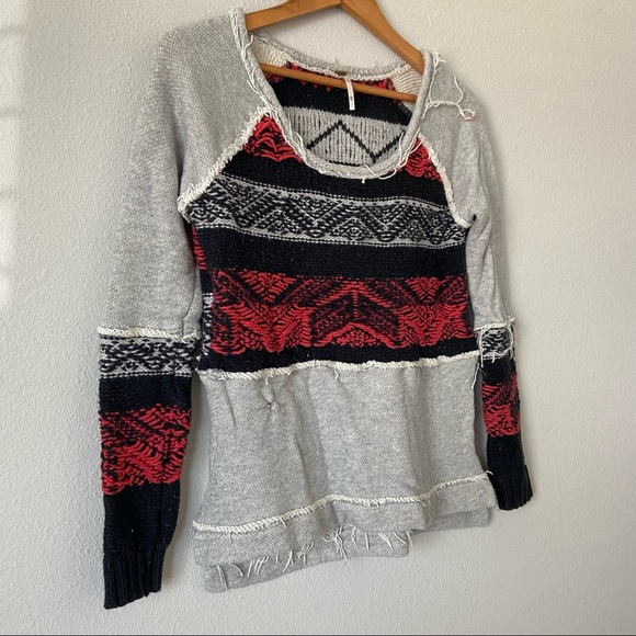Free people snow angel pullover sweater Size XS - Picture 4 of 8